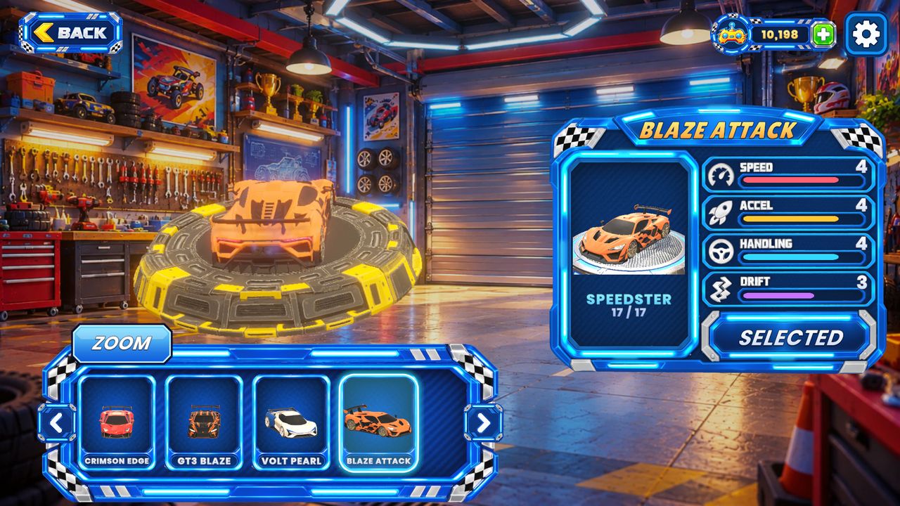 The garage