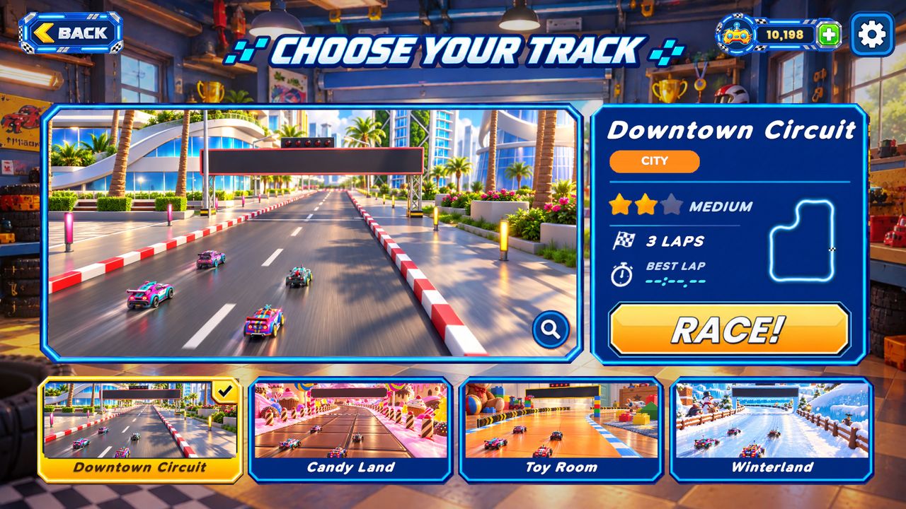 Choose your track